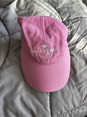 Universal Studios Hollywood Pink Embroidered Baseball Cap